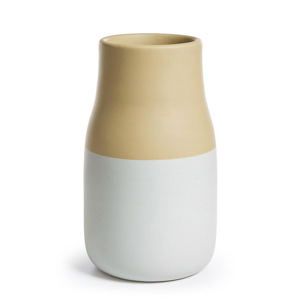 NOVI Vase ceramic yellow - Vasen