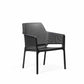 Outdoor Armlehenstuhl NET RELAX - anthracite - Gartenstuhl