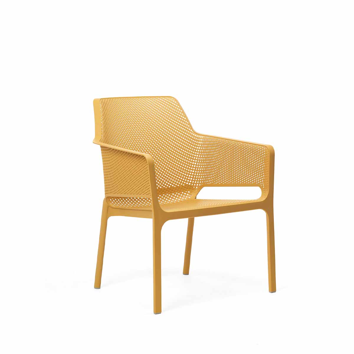 Outdoor Armlehenstuhl NET RELAX - senape - Gartenstuhl