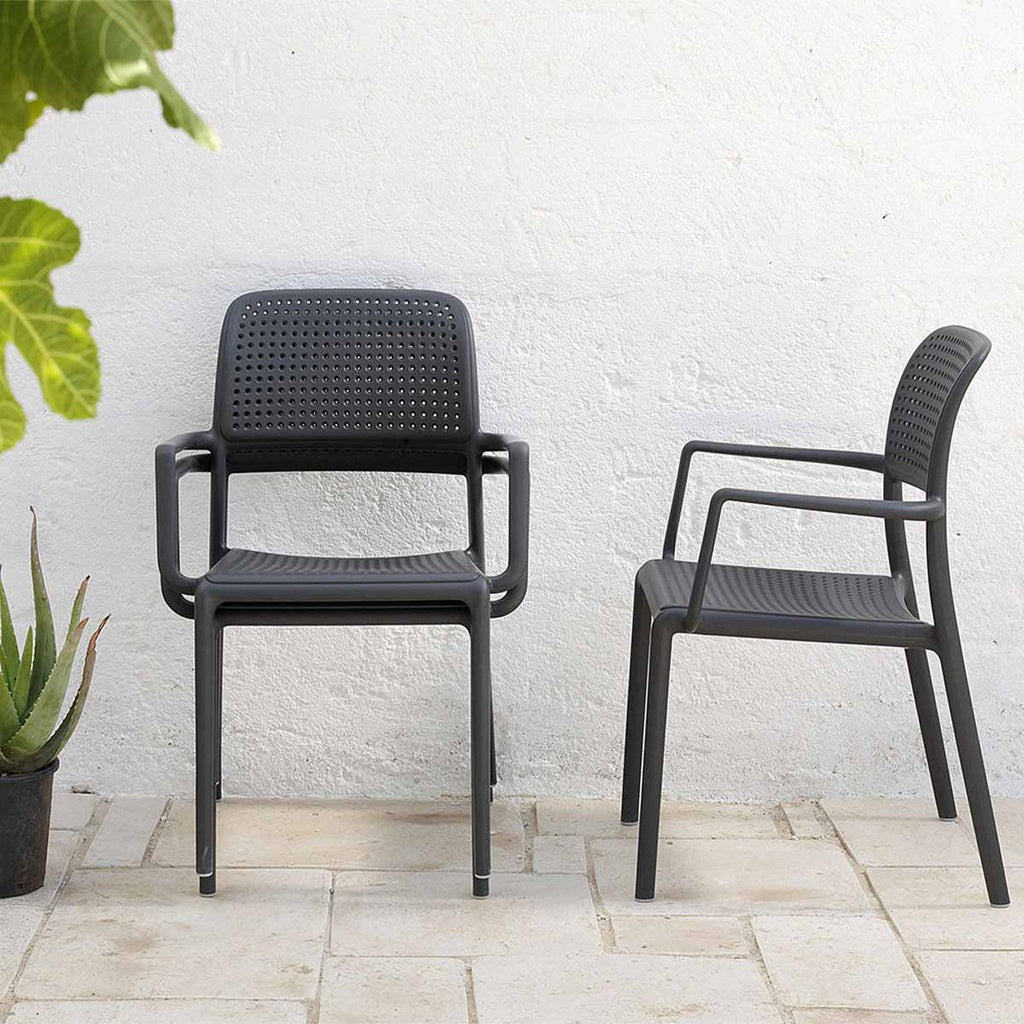 Outdoor Armlehnenstuhl BORA - Stuhl Kunststoff