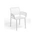 Outdoor Armlehnenstuhl DOGA - bianco - Stuhl Kunststoff