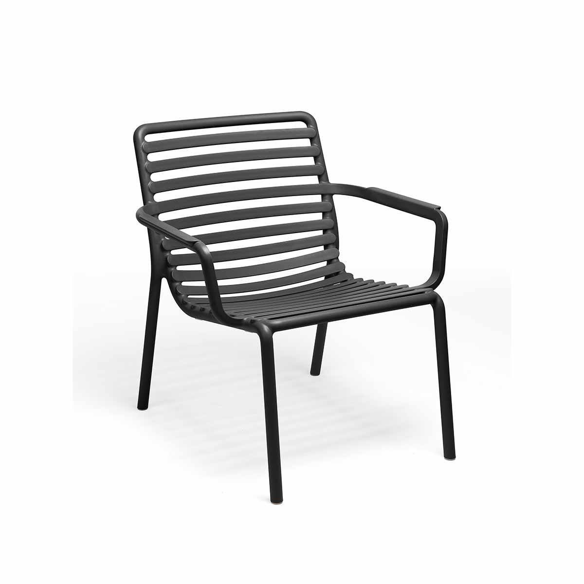 Outdoor Armlehnenstuhl DOGA RELAX - anthracite - Stuhl Kunststoff