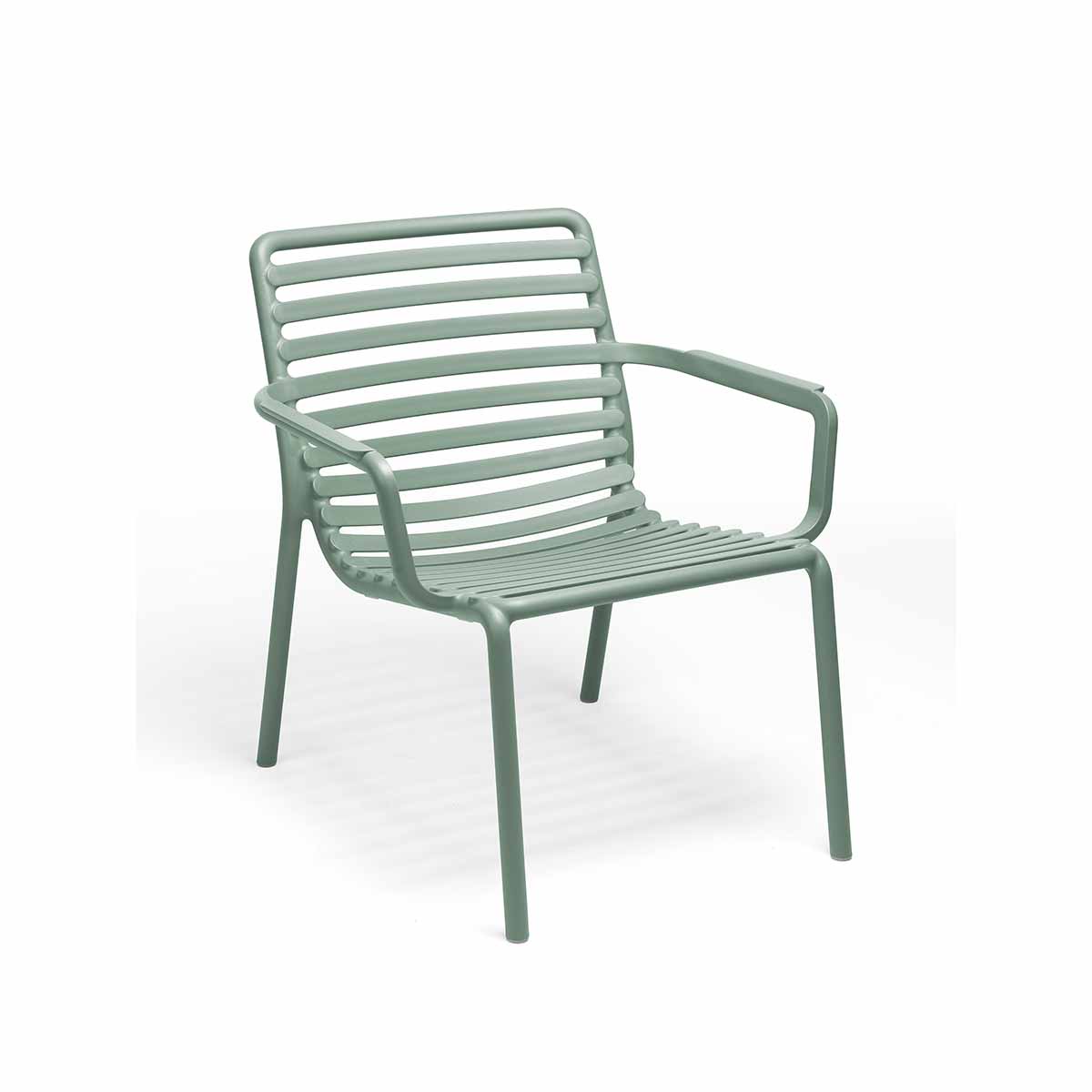 Outdoor Armlehnenstuhl DOGA RELAX - menta - Stuhl Kunststoff
