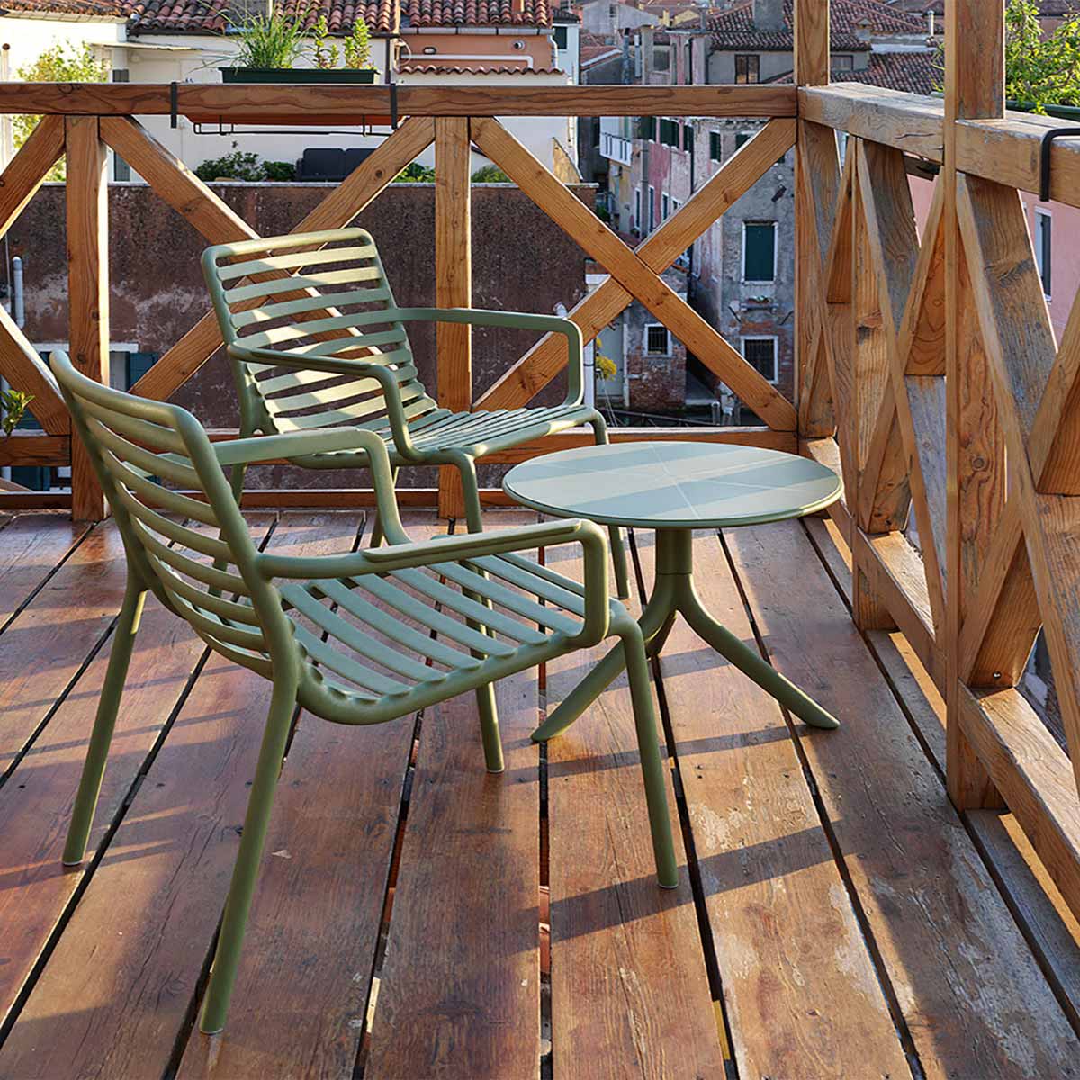Outdoor Armlehnenstuhl DOGA RELAX - Stuhl Kunststoff