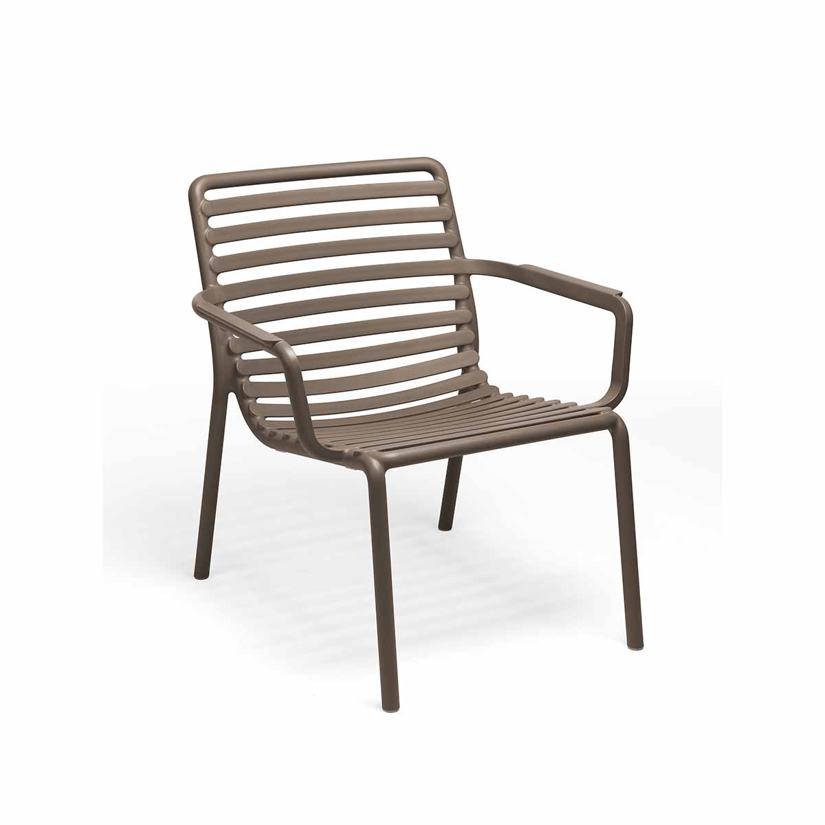 Outdoor Armlehnenstuhl DOGA RELAX - tabacco - Stuhl Kunststoff