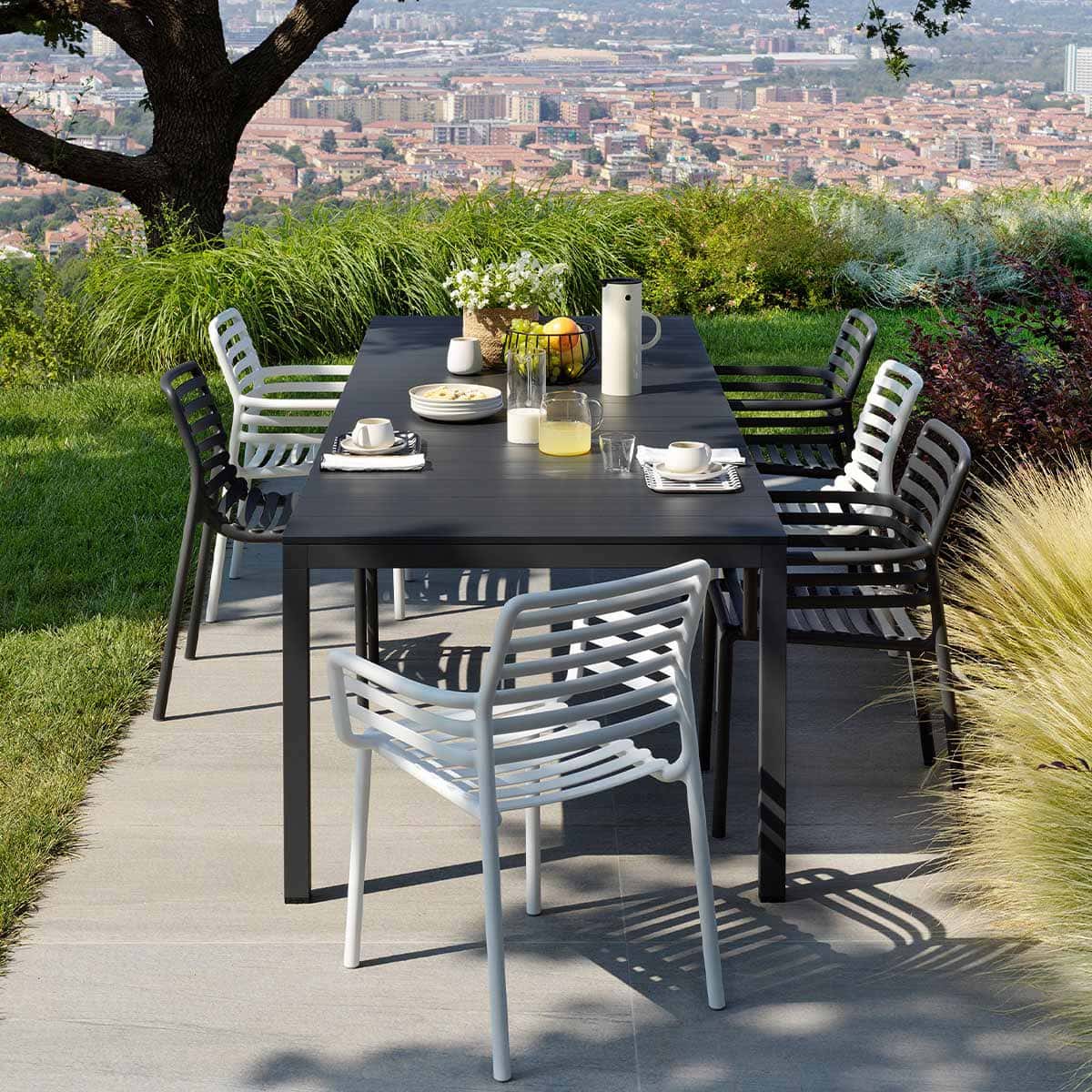 Outdoor Armlehnenstuhl DOGA - Stuhl Kunststoff