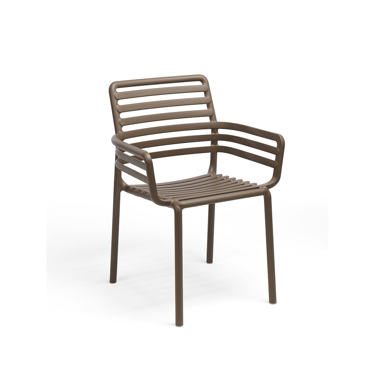 Outdoor Armlehnenstuhl DOGA - tabacco - Stuhl Kunststoff