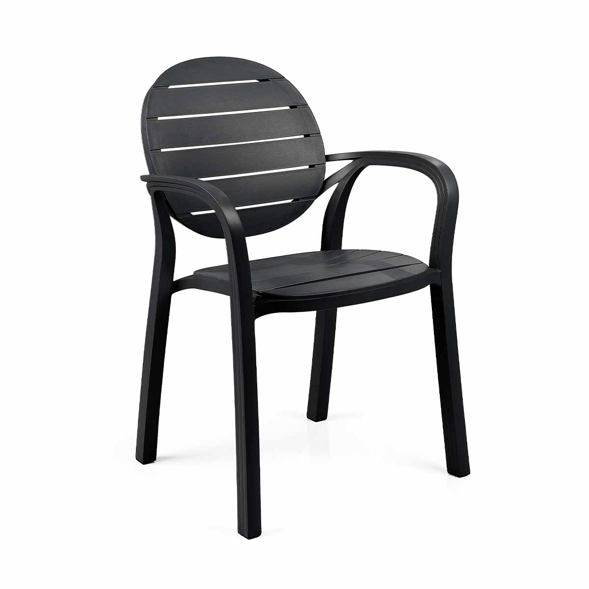 Outdoor Armlehnenstuhl PALMA - anthracite - Stuhl Kunststoff