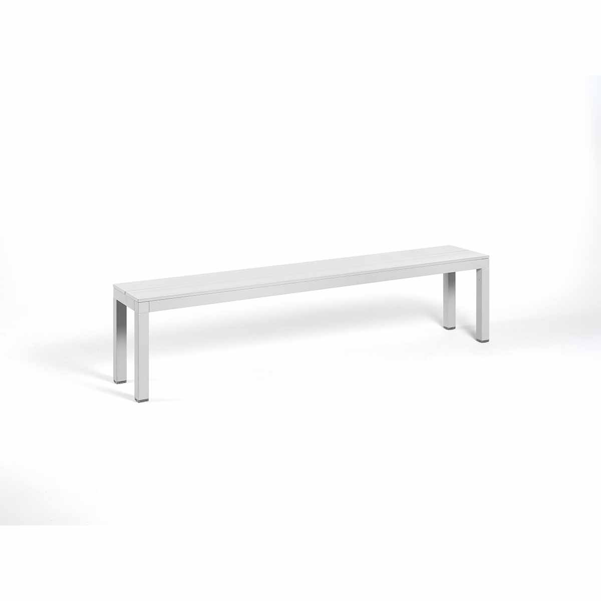 Outdoor Bank RIO BENCH ALU - bianco - Sitzbank