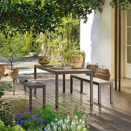Bild 1 in Galerieansicht laden. Outdoor Bank RIO BENCH ALU - Sitzbank