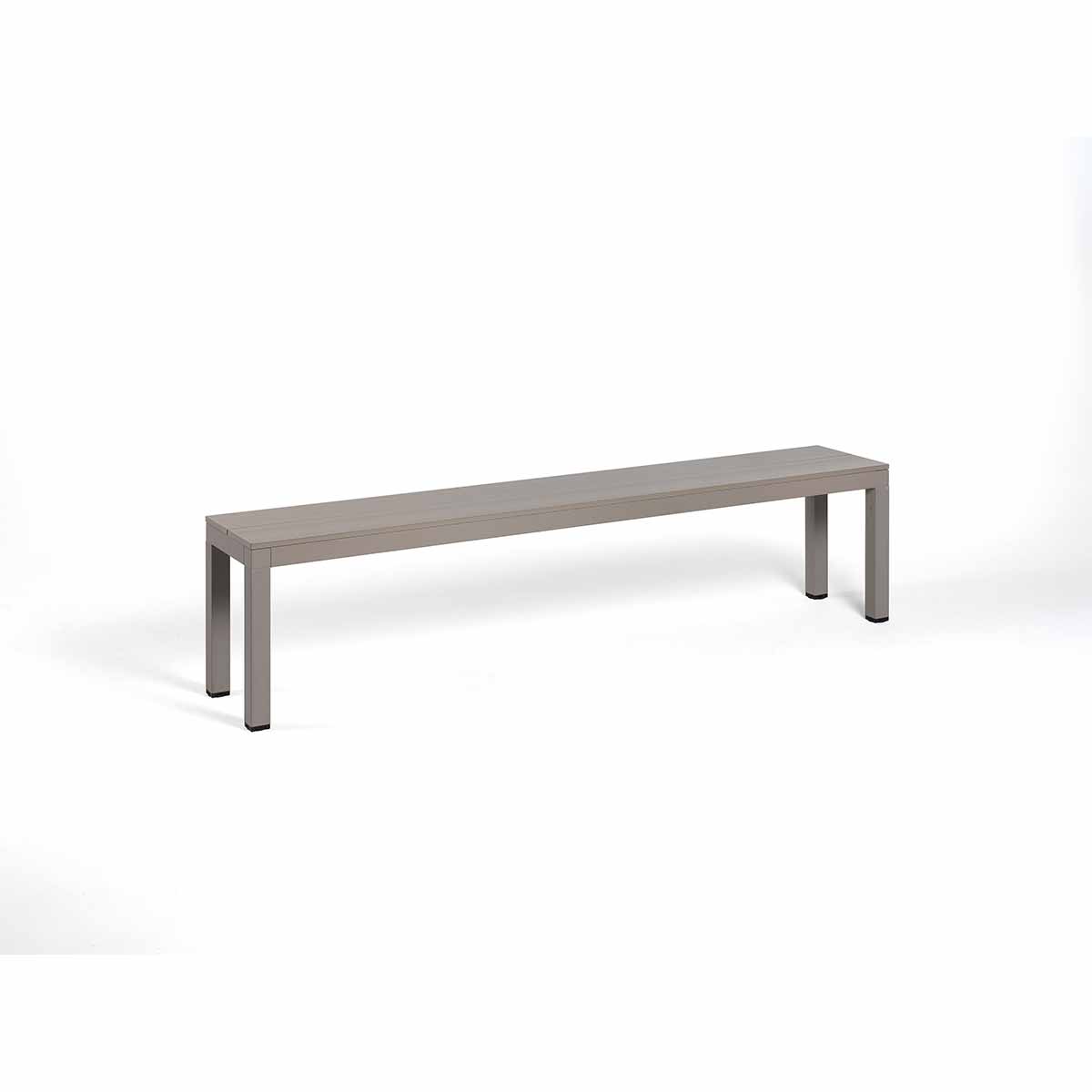 Outdoor Bank RIO BENCH ALU - tortora - Sitzbank