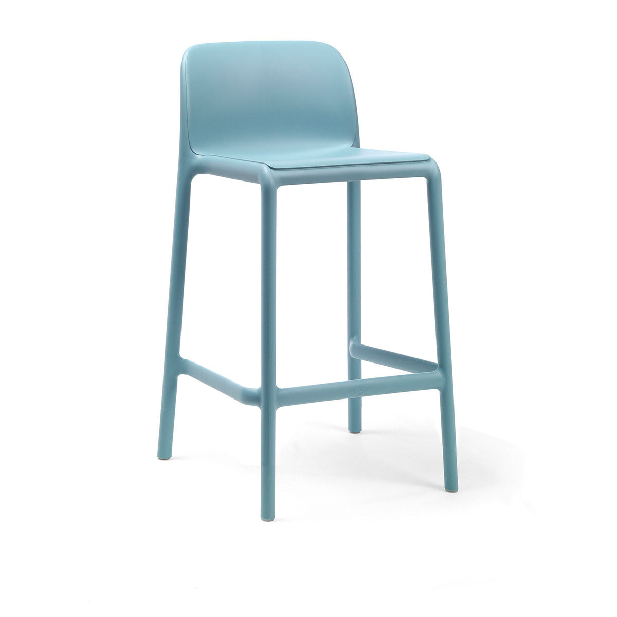 Outdoor Barstuhl FARO MINI - celeste - Barstuhl Kunststoff