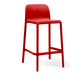 Outdoor Barstuhl FARO MINI - rosso - Barstuhl Kunststoff