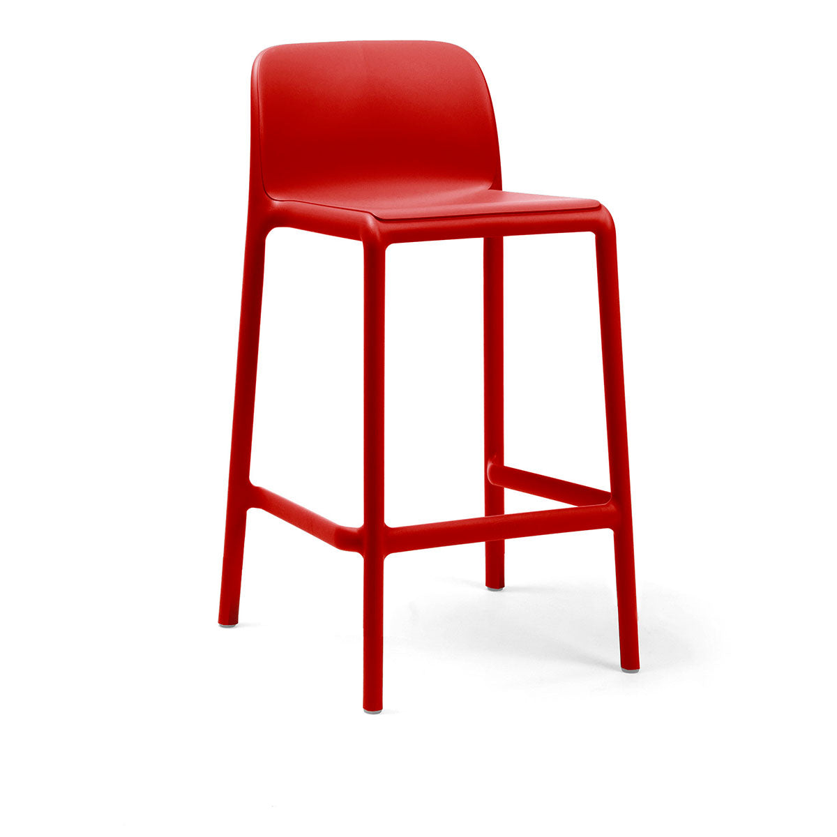 Outdoor Barstuhl FARO MINI - rosso - Barstuhl Kunststoff