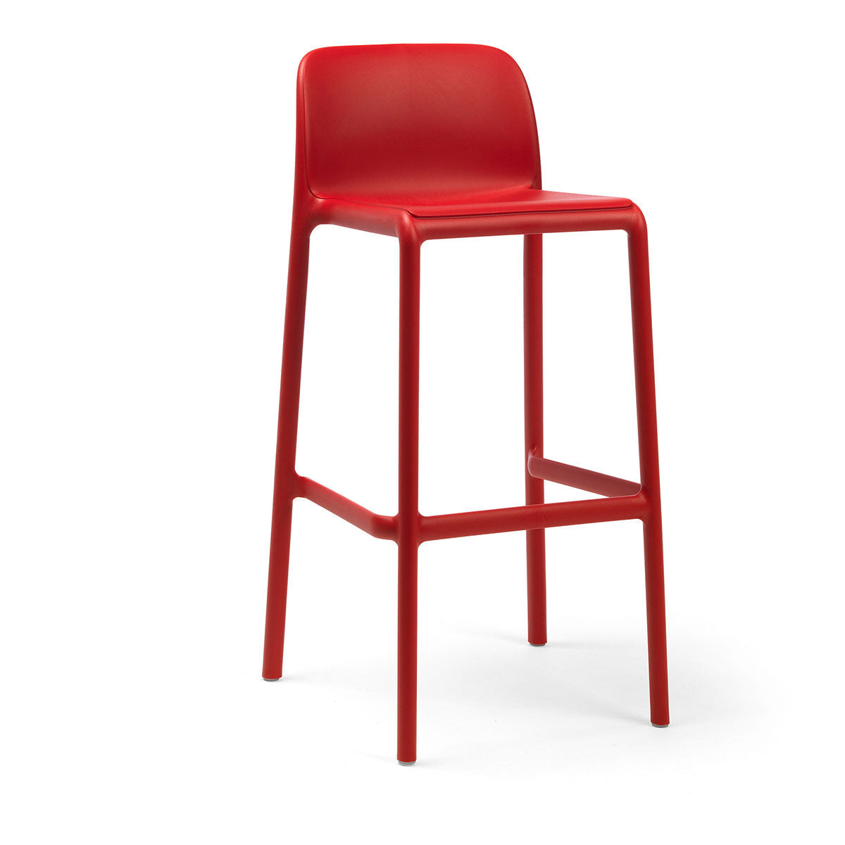 Outdoor Barstuhl FARO - rosso - Barstuhl Kunststoff
