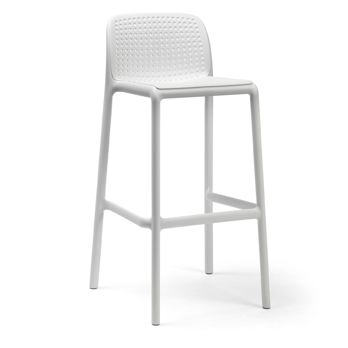 Outdoor Barstuhl LIDO - bianco - Barstuhl Kunststoff