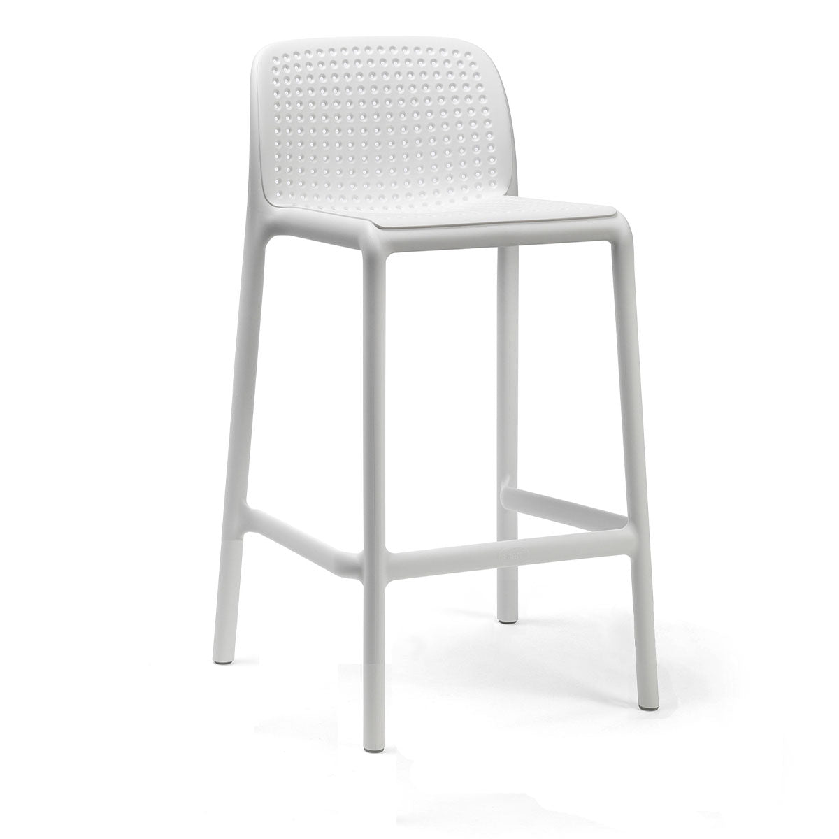 Outdoor Barstuhl LiDO MINI - bianco - Barstuhl Kunststoff