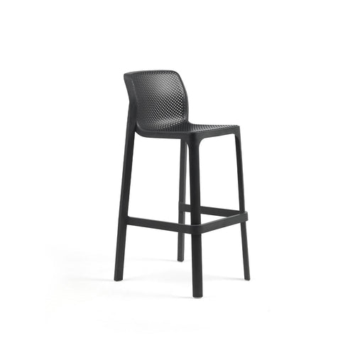 Bild 1 in Galerieansicht laden. Outdoor Barstuhl NET - anthracite - Barstuhl Kunststoff
