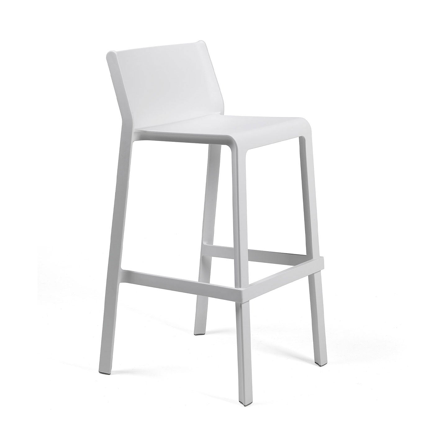 Outdoor Barstuhl TRILL - bianco - Barstuhl Kunststoff