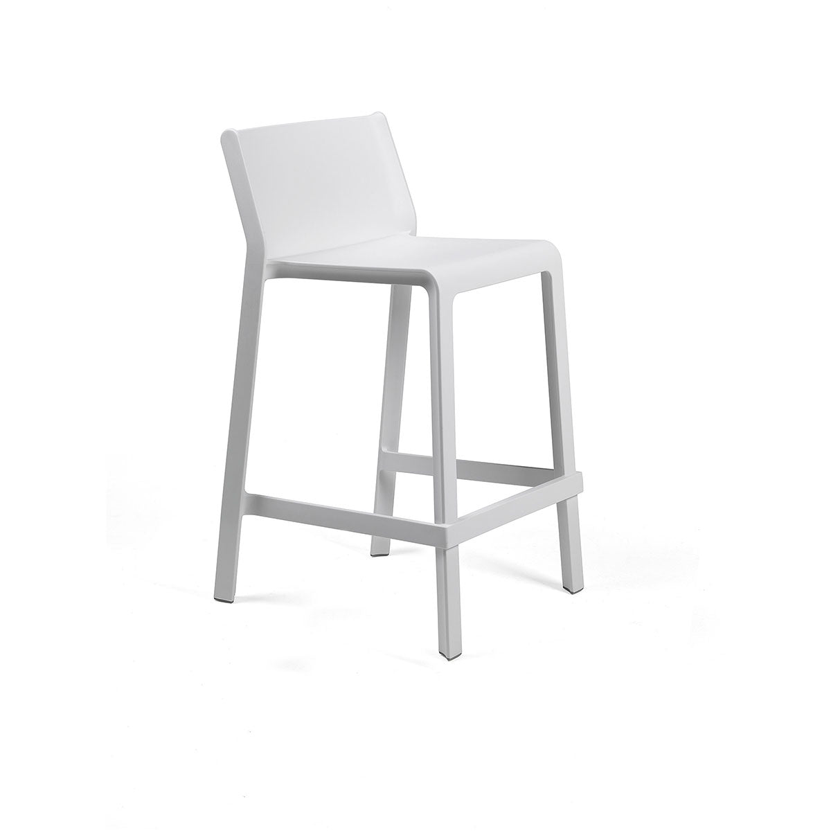 Outdoor Barstuhl TRILL MINI - bianco - Barstuhl Kunststoff