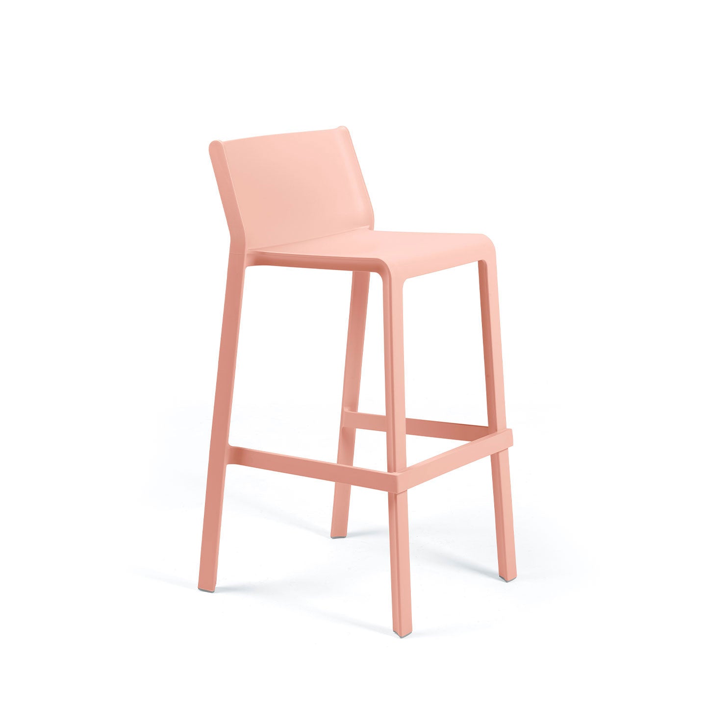 Outdoor Barstuhl TRILL MINI - Rosa - Barstuhl Kunststoff