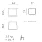 Outdoor Beistelltisch POP - Beistelltisch