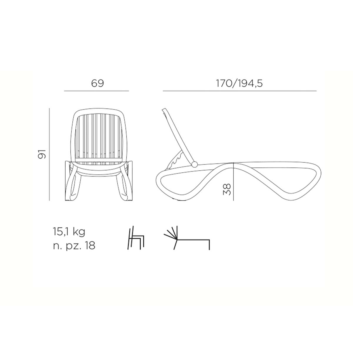 Outdoor Liege TROPICO - Liege Outdoor
