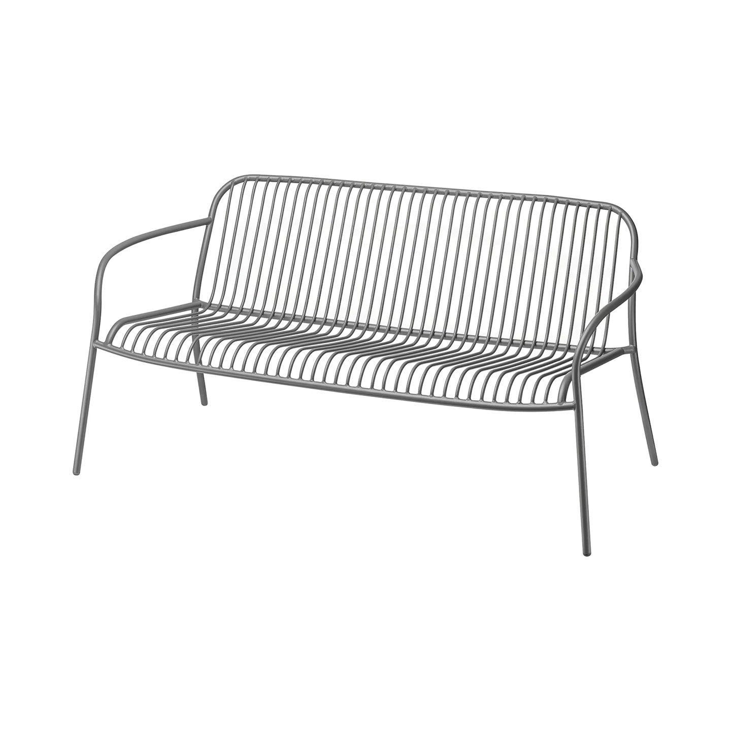 Outdoor Loungesofa YUA WIRE in Stahl - Loungesofa