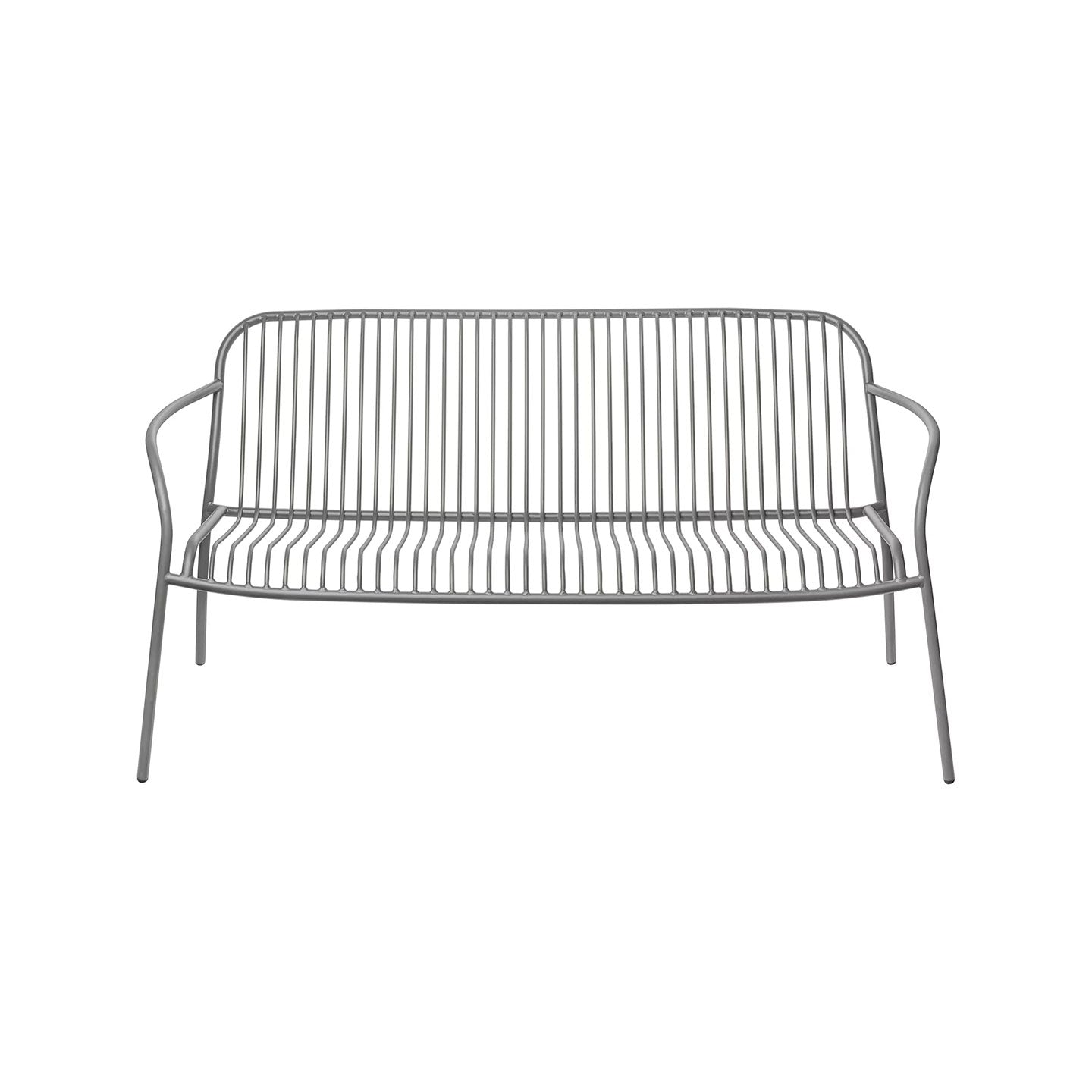 Outdoor Loungesofa YUA WIRE in Stahl - granite grey - Loungesofa