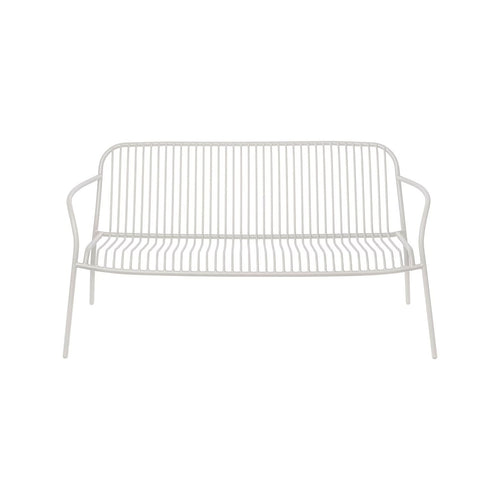 Bild 1 in Galerieansicht laden. Outdoor Loungesofa YUA WIRE in Stahl - silk grey - Loungesofa