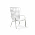Outdoor Armlehnenstuhl FOLIO - bianco - Stuhl Kunststoff