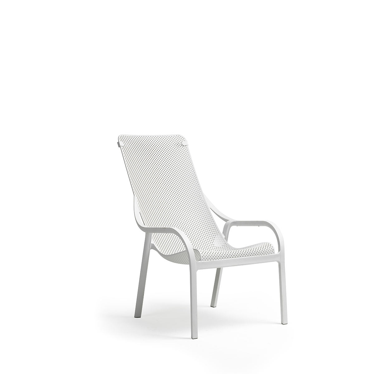 Outdoor Stuhl NET LOUNGE - bianco - Gartenstuhl