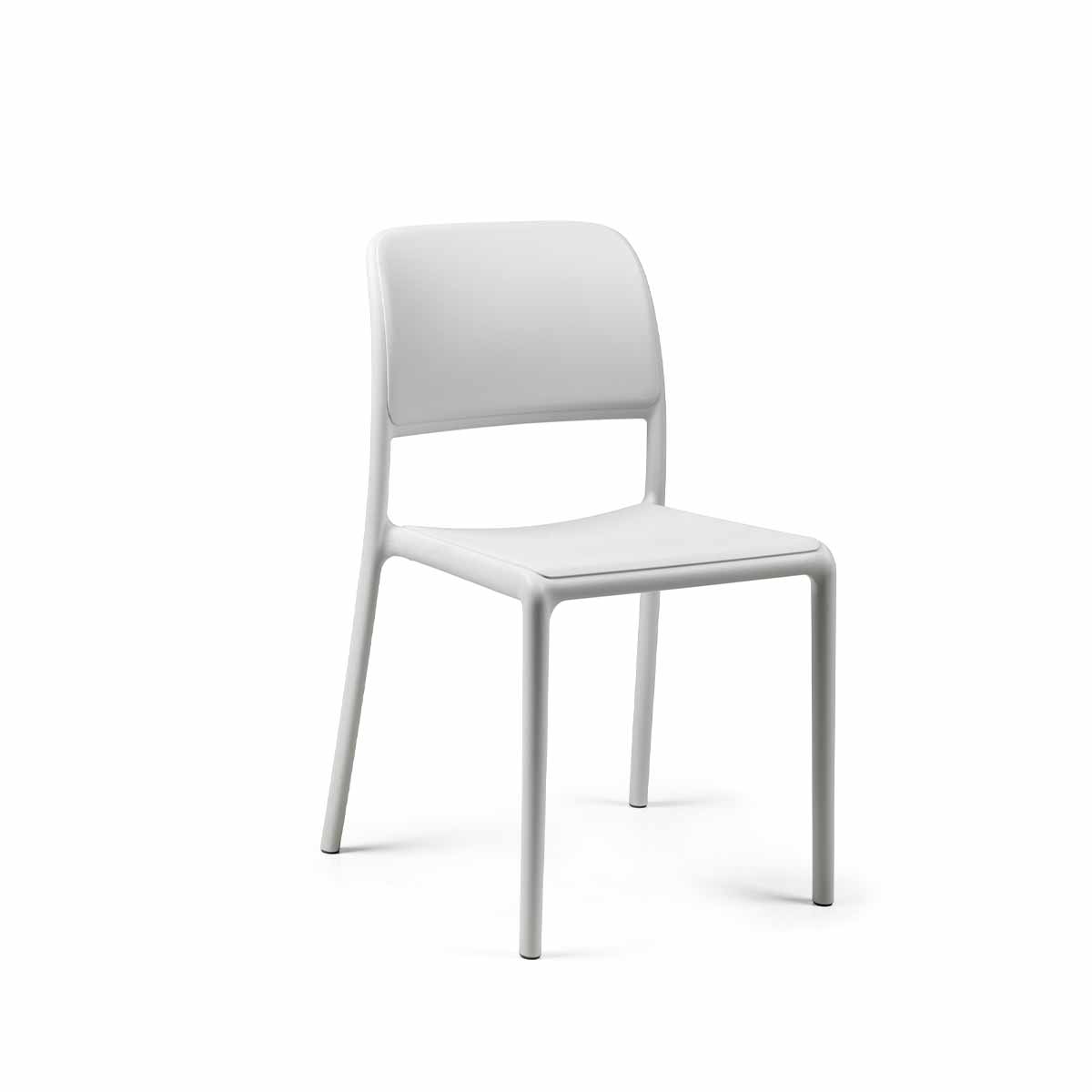 Outdoor Stuhl RIVA BISTROT - bianco - Gartenstuhl