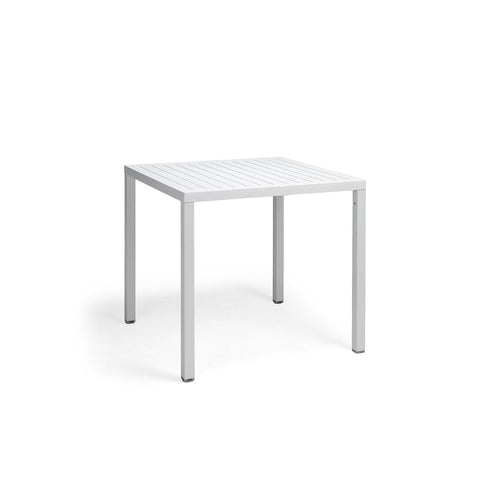 Bild 1 in Galerieansicht laden. Outdoor Tisch CUBE - bianco / 80cm - Gartentisch