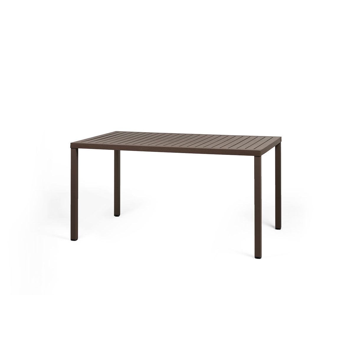 Outdoor Tisch CUBE - caffe / 140x80cm - Gartentisch