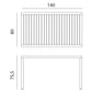 Outdoor Tisch CUBE - Gartentisch