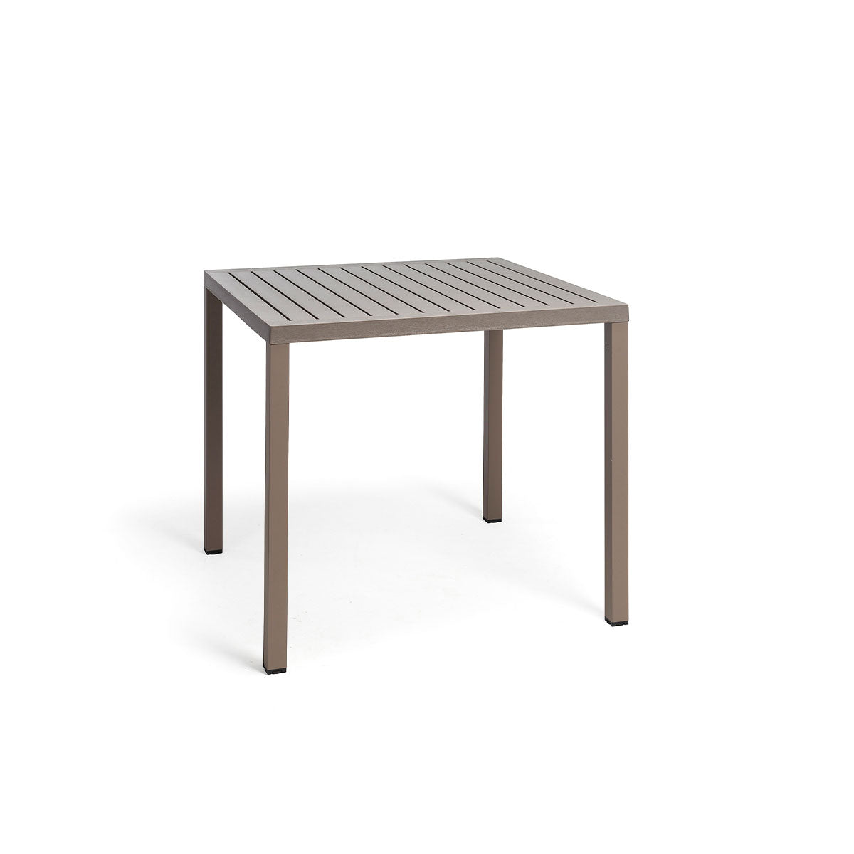 Outdoor Tisch CUBE - tortora / 80cm - Gartentisch