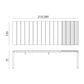Outdoor Tisch RIO ALU 210 - Gartentisch