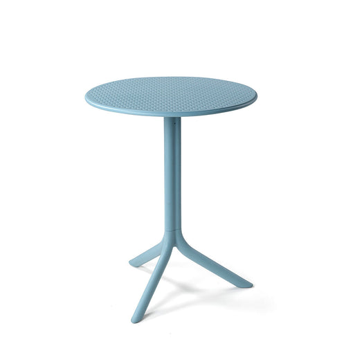Bild 1 in Galerieansicht laden. Outdoor Tisch STEP Ø 60,5cm - celeste - Gartentisch