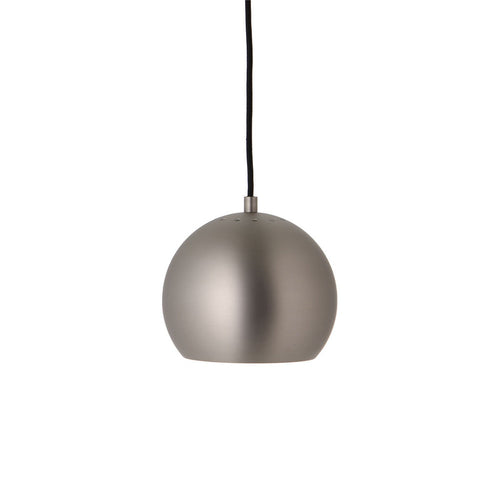 Bild 1 in Galerieansicht laden. Pendellampe BALL Ø 18cm - satiniert gebürstet - Pendelleuchten