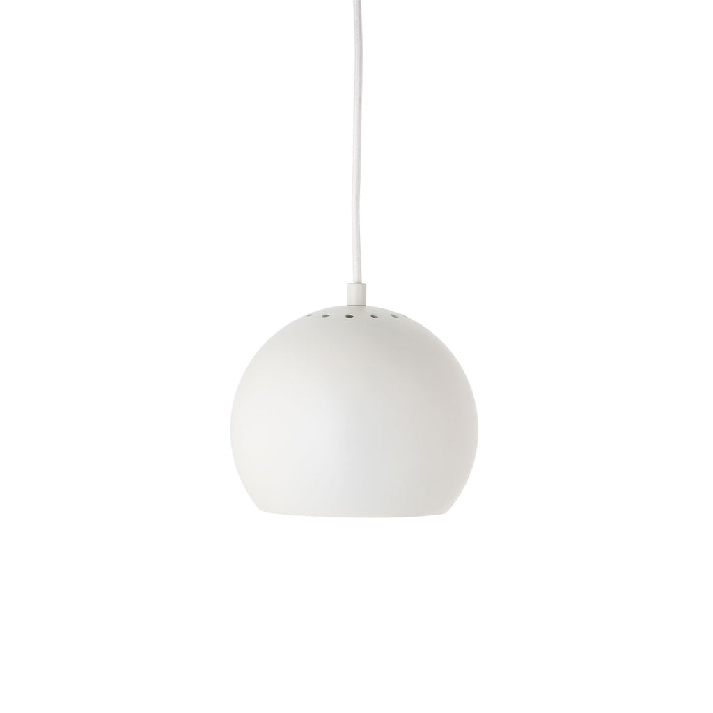 Pendellampe BALL Ø 18cm - weiß matt - Pendelleuchten