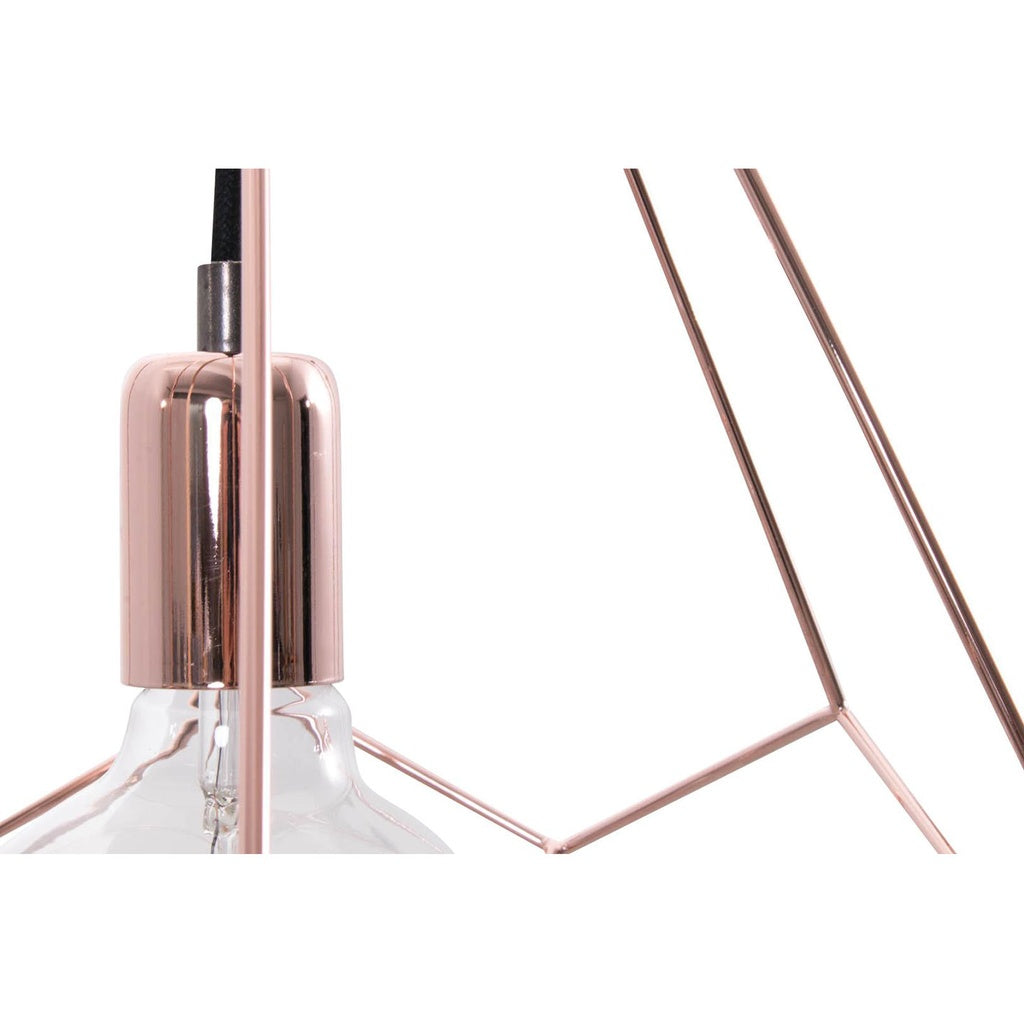 Pendelleuchte DIAMANT in Metall Kupfer - Pendelleuchten