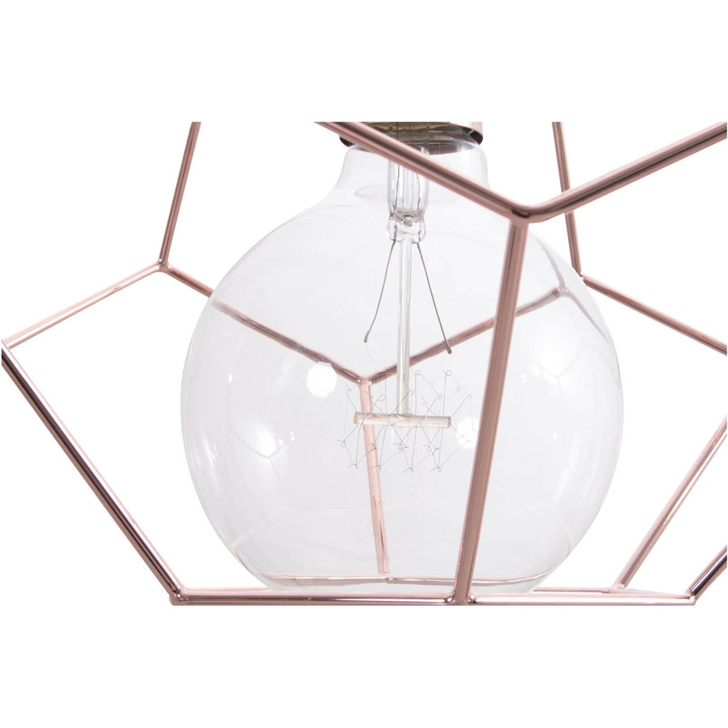 Pendelleuchte DIAMANT in Metall Kupfer - Pendelleuchten