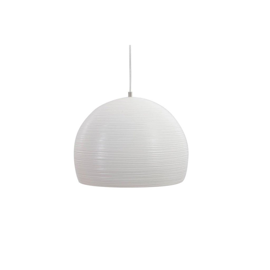 Pendelleuchte Globo Ø 50cm in Metall weiss