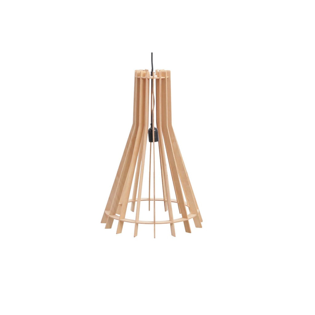 Pendelleuchte Holzflossen in Holz