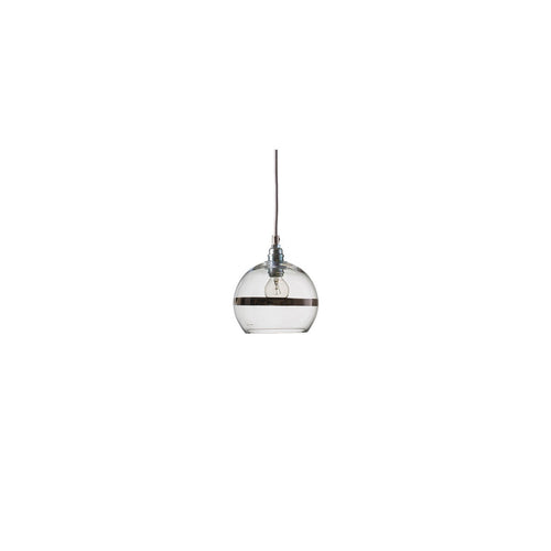Bild 1 in Galerieansicht laden. Pendellampe Ø15,5cm ROWAN Stripe Glas platinum - Pendelleuchten