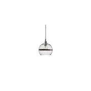 Pendellampe Ø15,5cm ROWAN Stripe Glas platinum - Pendelleuchten