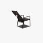 Positionsstuhl AVANTI Aluminium schwarz - Gartenstuhl