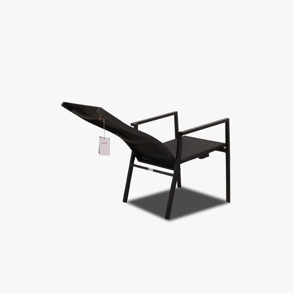 Positionsstuhl AVANTI Aluminium schwarz - Gartenstuhl
