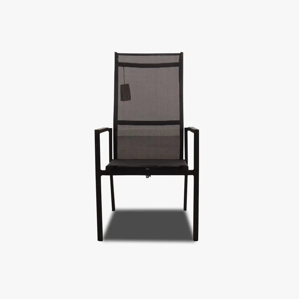 Positionsstuhl AVANTI Aluminium schwarz - Gartenstuhl